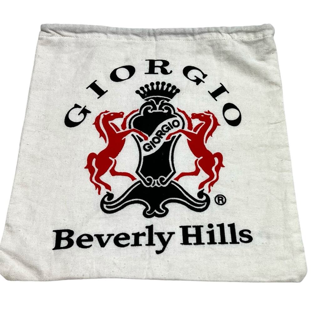 Vintage 1980’s Giorgio Beverly Hills Perfume Dust Bag Advertisement Bag